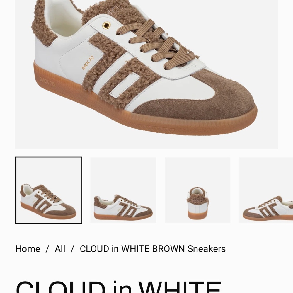 Women’s white and Brown Sneakers